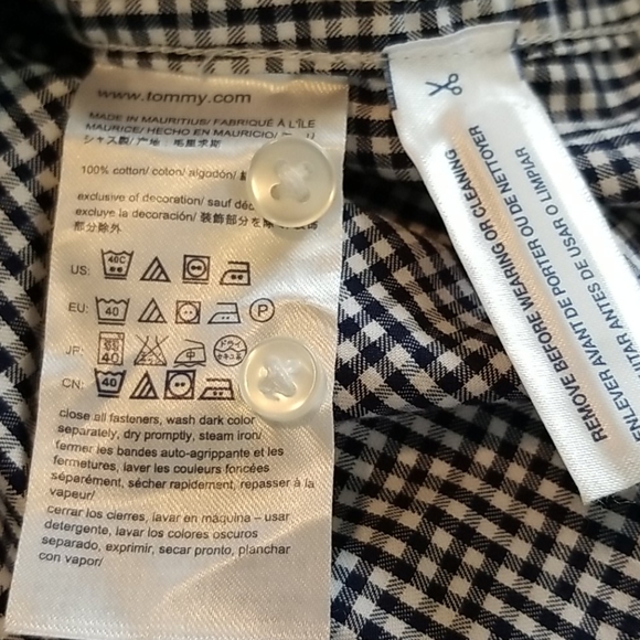 Tommy Hilfiger 2Ply Button Down Shirt Size XL - Picture 7 of 9